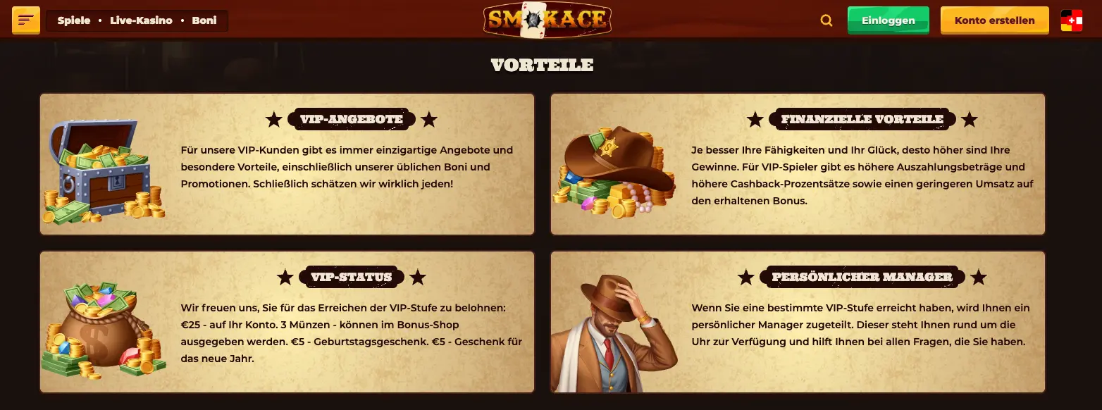 SmokAce VIP-Programm